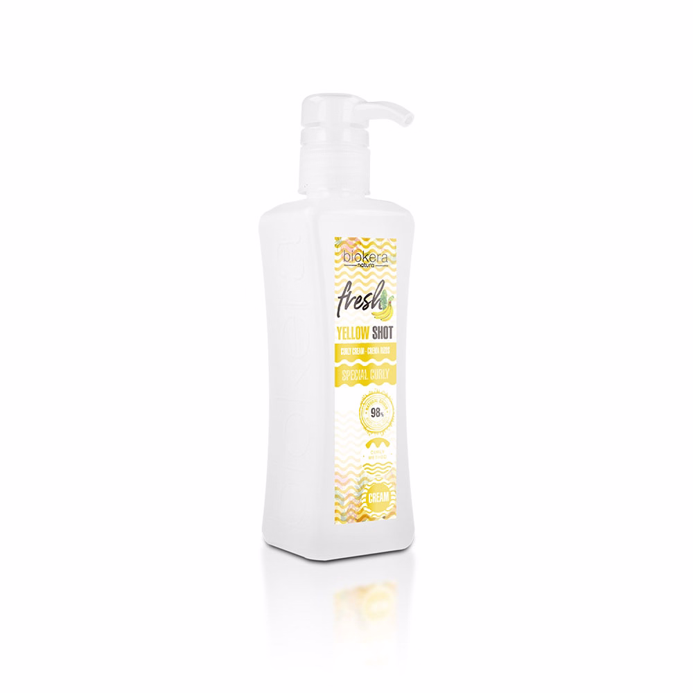 Yellow Shot Curly Cream — Biokera Fresh